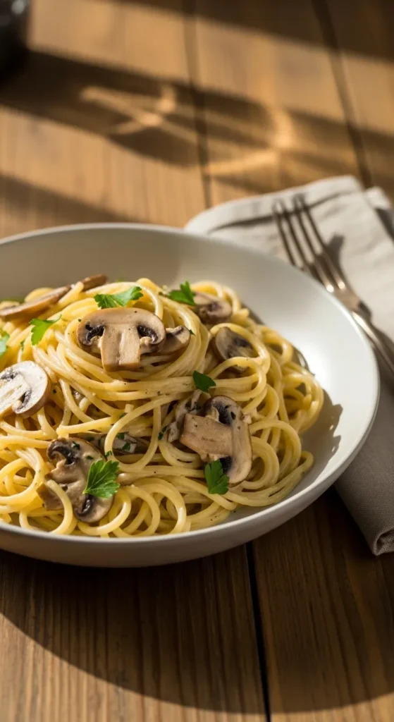Creamy Mushroom Pasta