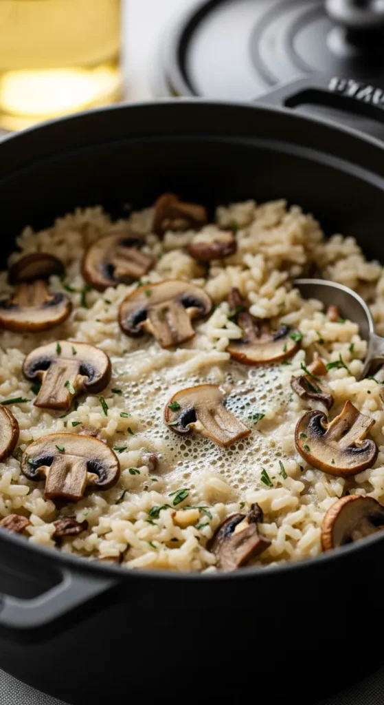 Creamy Mushroom Rice