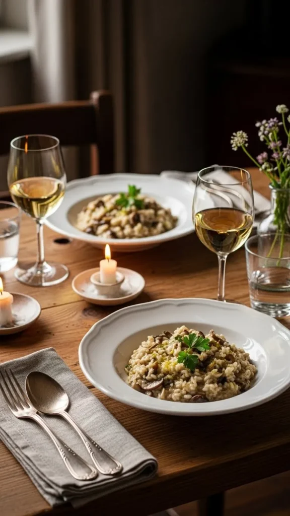 Creamy Mushroom Risotto