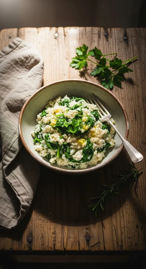 Creamy Spinach Rice