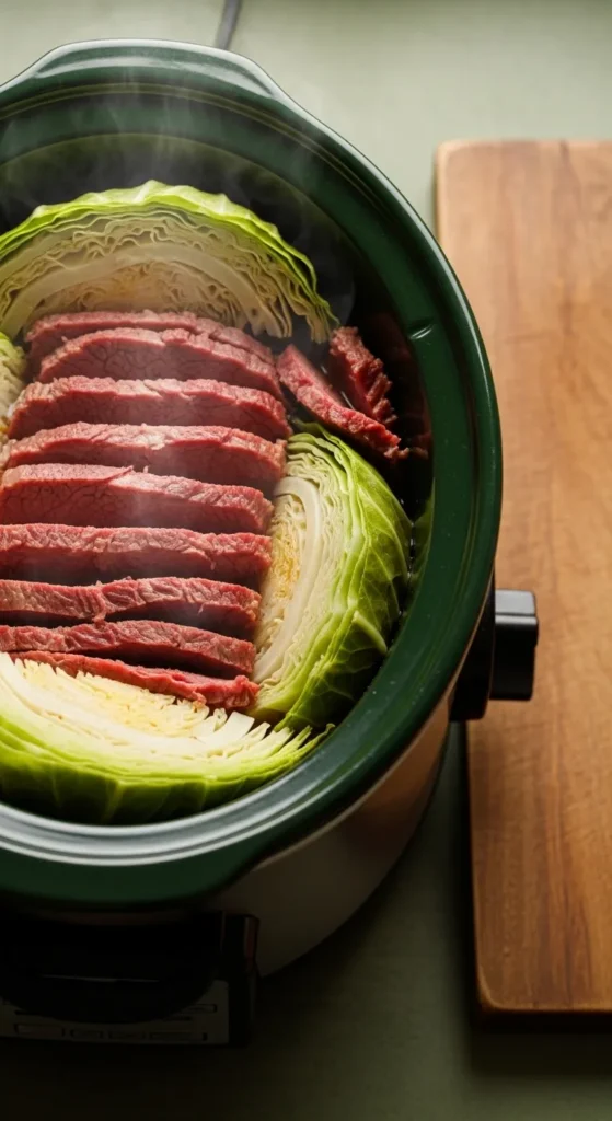 Crockpot Corned Beef with Cabbage