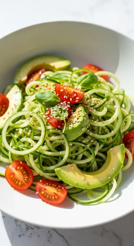 Cucumber Noodle Bowl