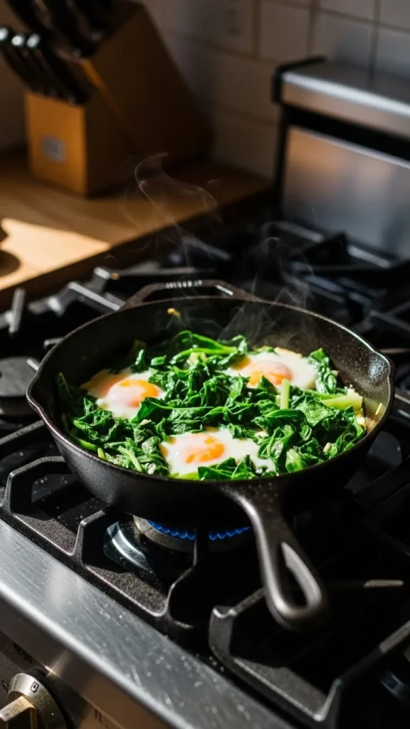 Egg and Greens Skillet Leftovers