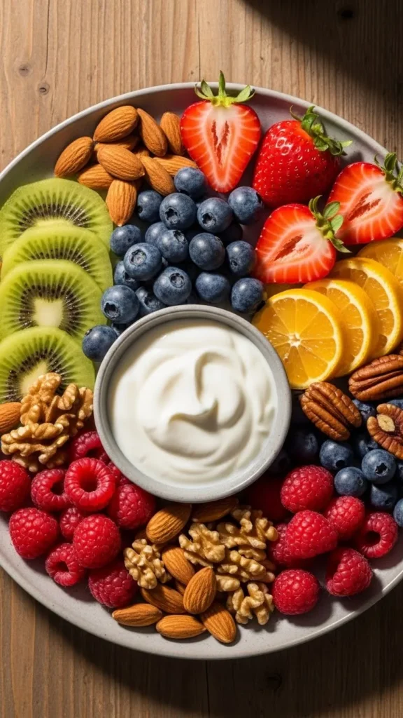 Fruit and Nut Breakfast Plate