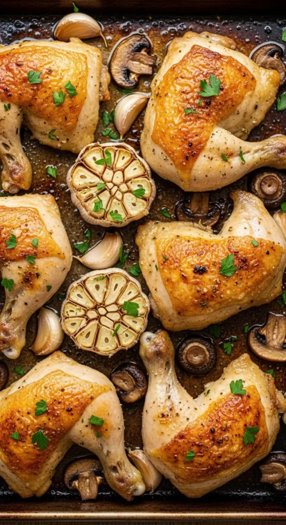 Garlic Butter Chicken with Mushrooms