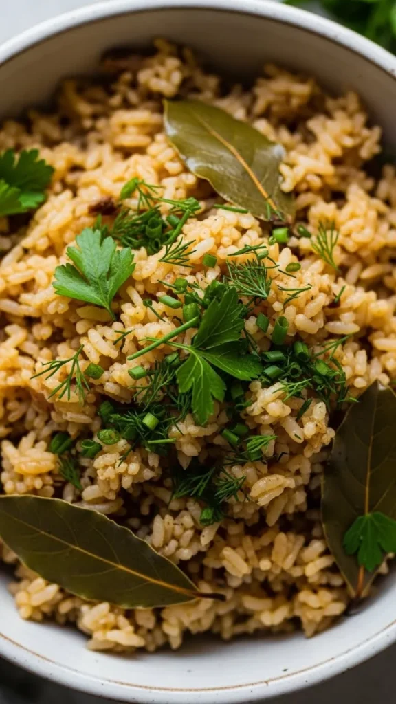 Garlic Butter Rice Pilaf