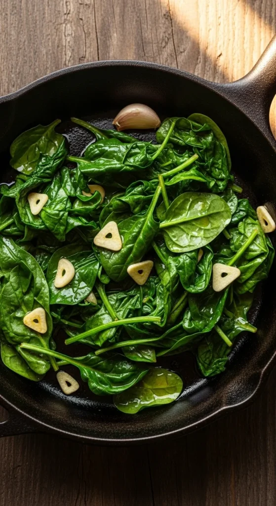 Garlic Sautéed Spinach