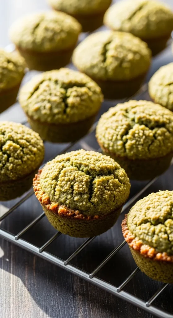 Green Applesauce Muffins