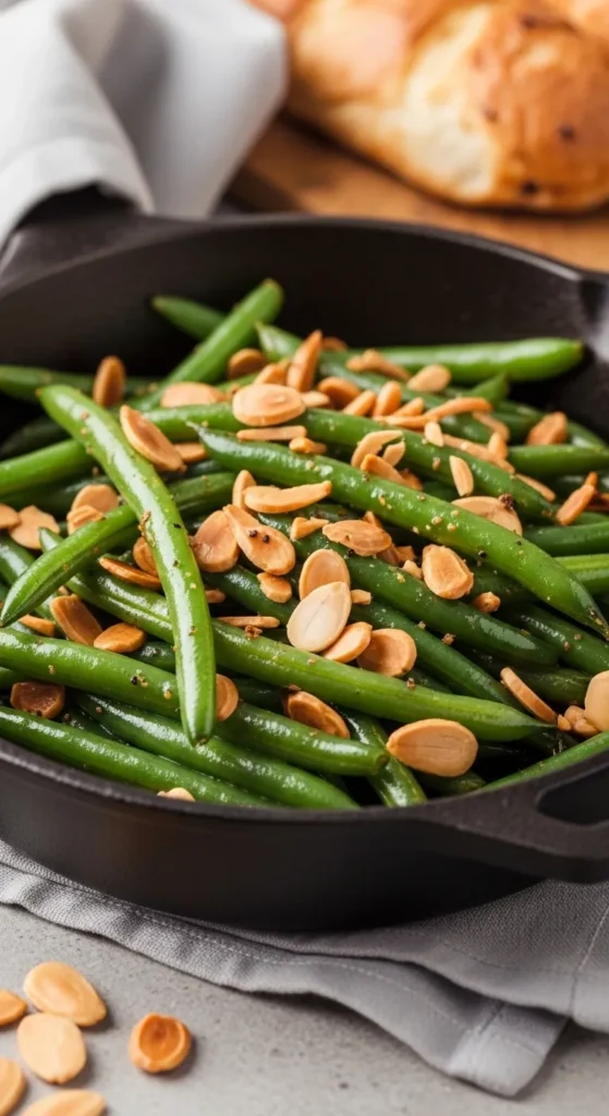 Green Bean and Almond Skillet