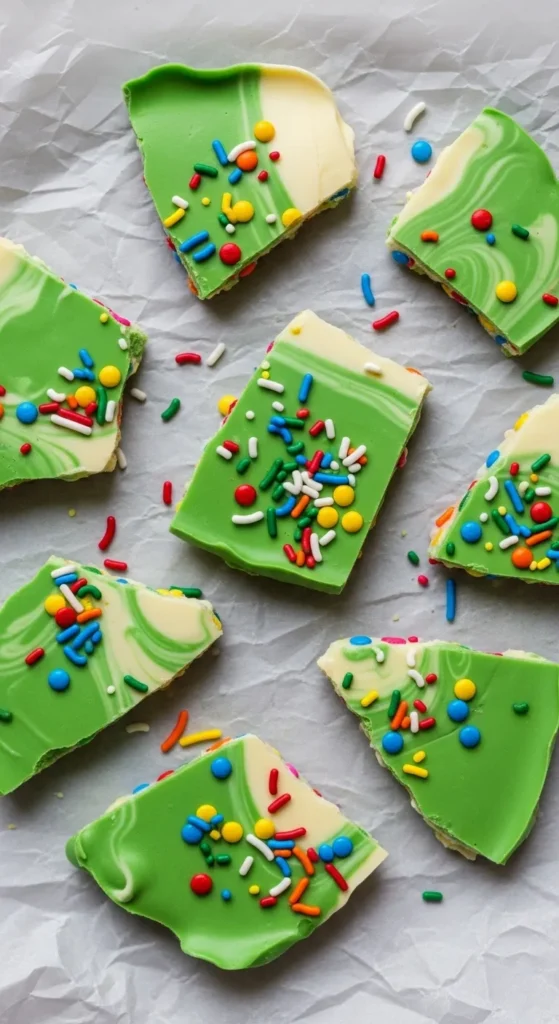 Green Candy Bark