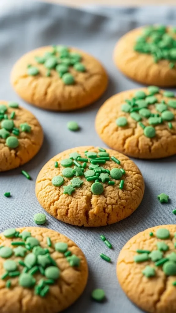 Green Confetti Cookies
