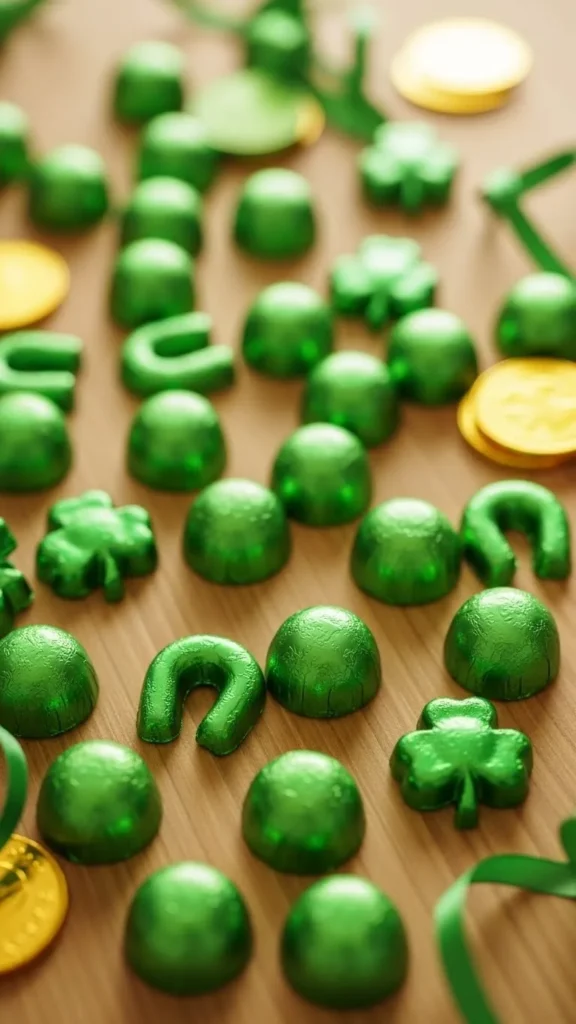 Green Foil Candy Scatter