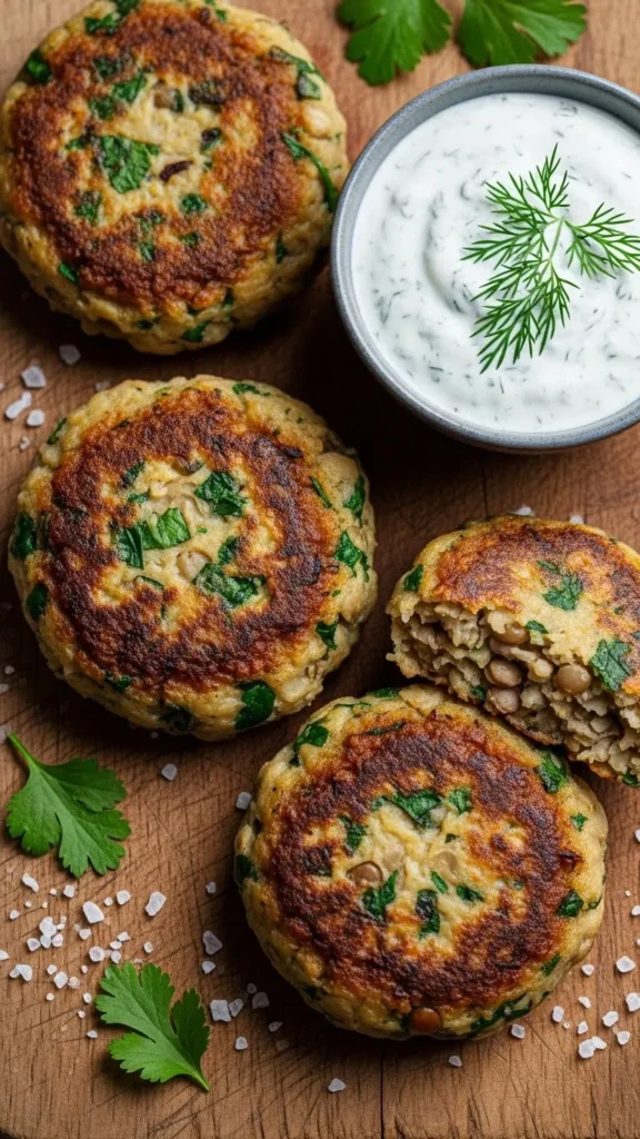 Green Lentil Patties