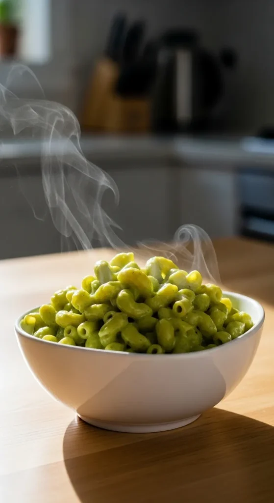 Green Mac and Cheese