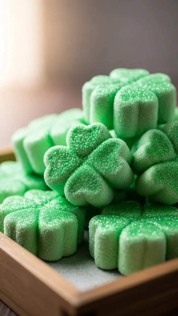 Green Marshmallow Clusters