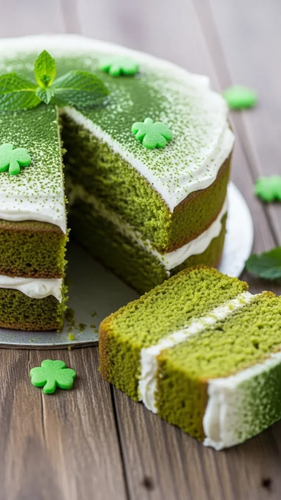 Green Tea Layer Cake