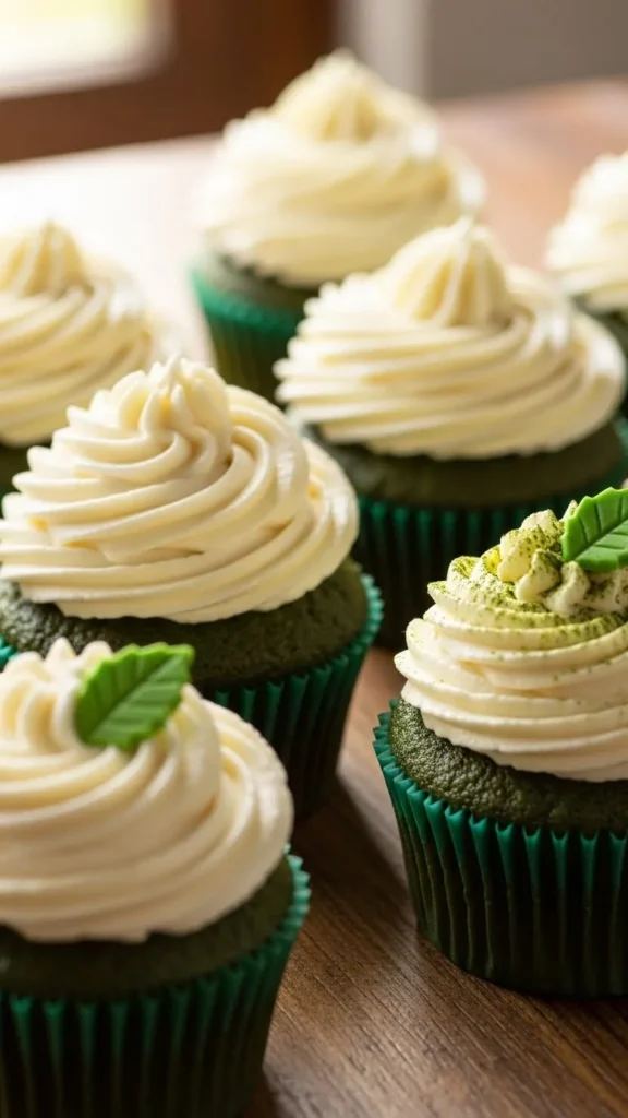 Green Velvet Cupcakes