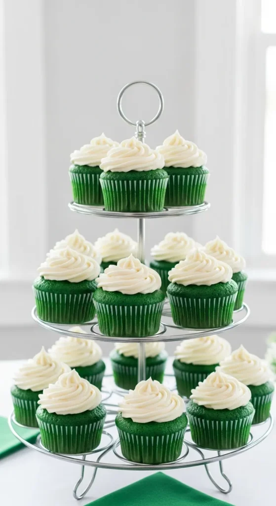 Green Velvet Cupcakes