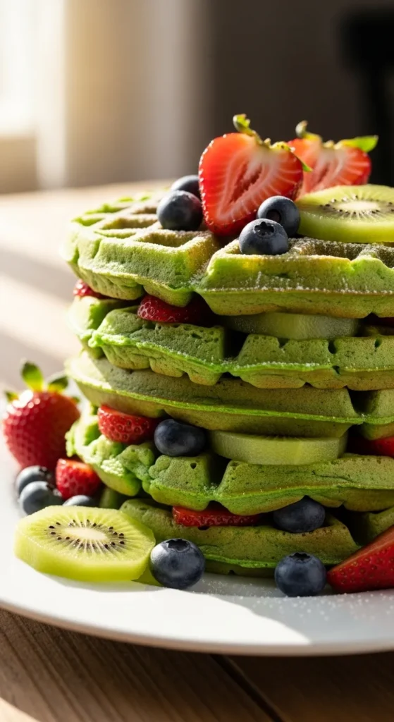 Green Waffles