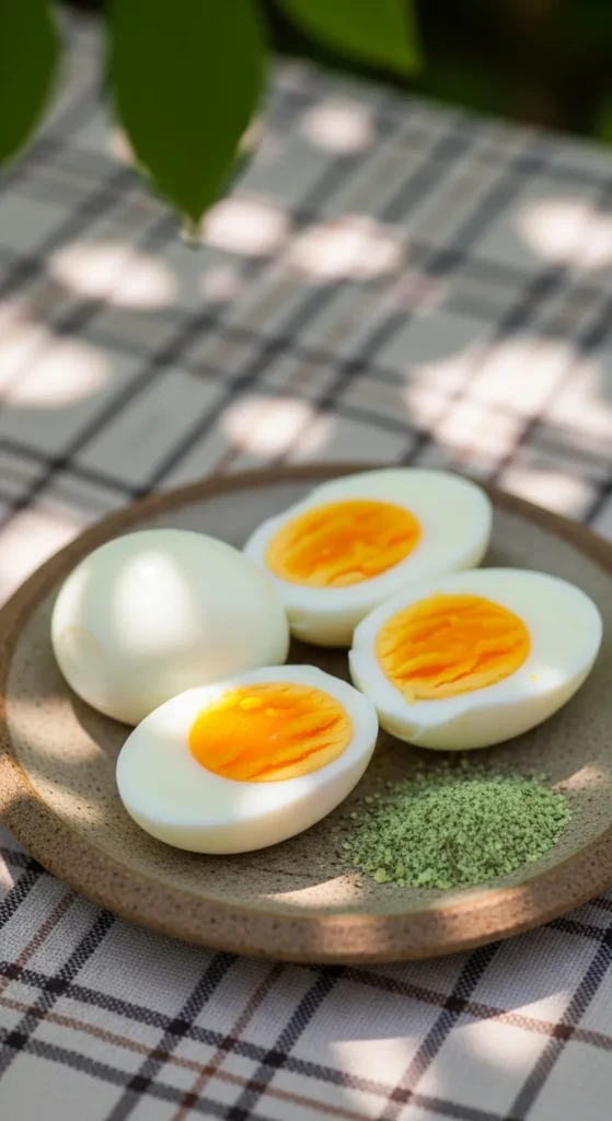 Hard-Boiled Eggs with Herb Salt