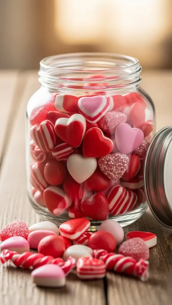 Heart Jar Candy Mix