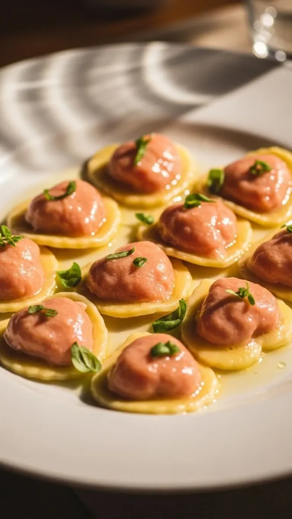 Heart-Shaped Cheese Ravioli