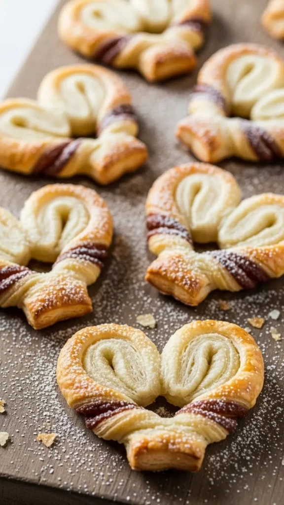 Heart-Shaped Puff Pastry Twists
