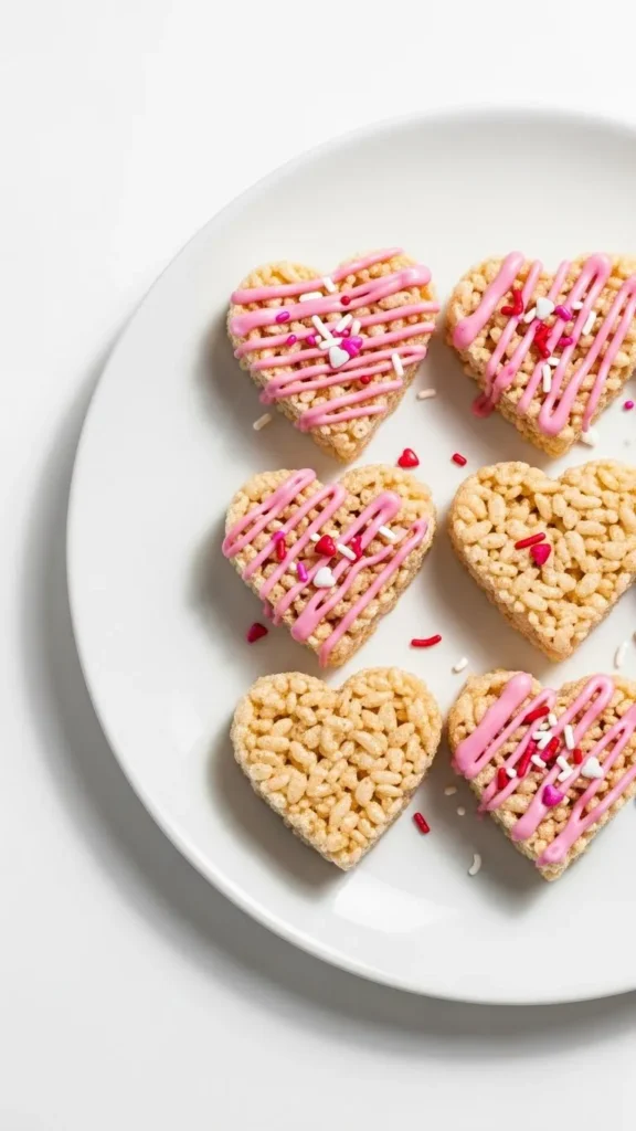 Heart-Shaped Rice Treats