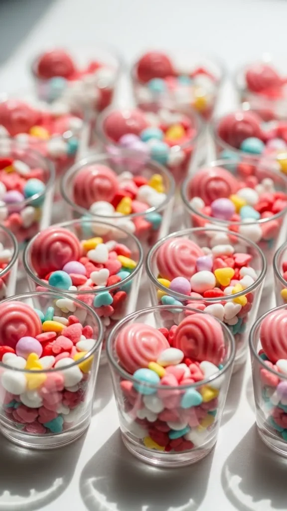 Heart Sprinkle Candy Cups