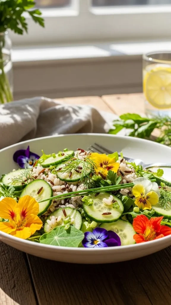 Herb Rice Cucumber Mix