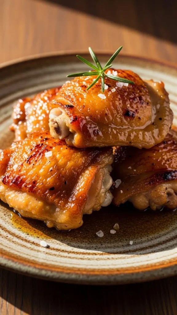 Honey Glazed Chicken Thighs