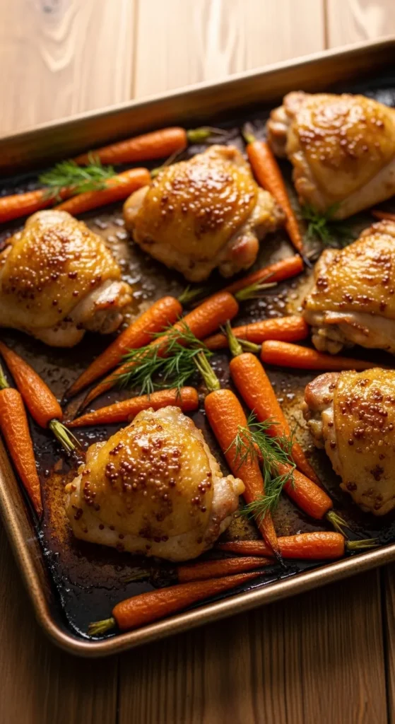 Honey Mustard Chicken with Carrots