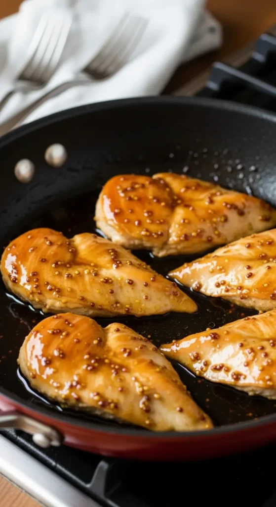 Honey Mustard Pan Chicken