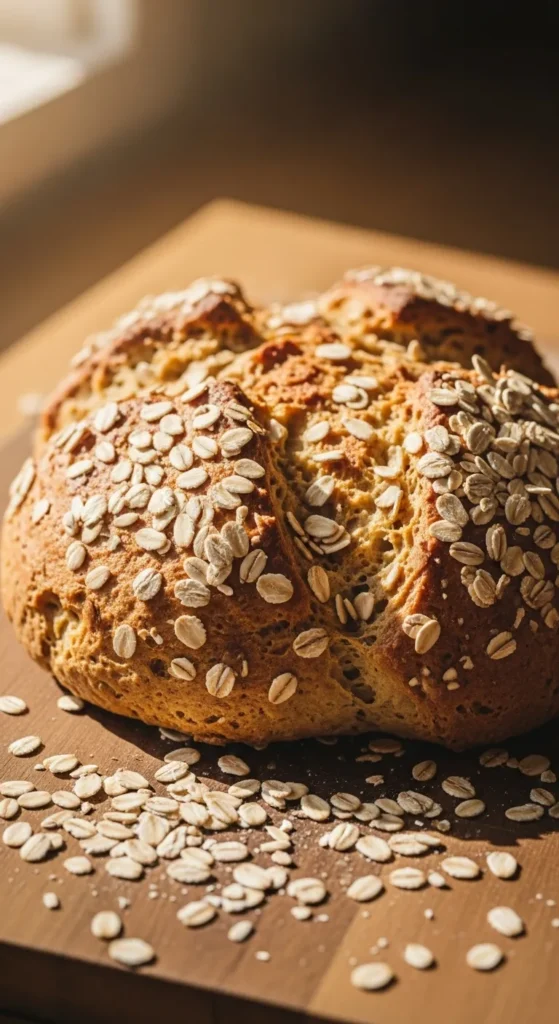 Honey Oat Soda Bread