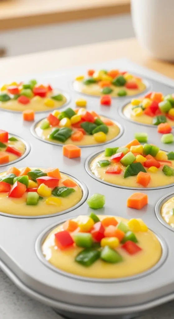 How to Assemble Egg Muffins Step by Step