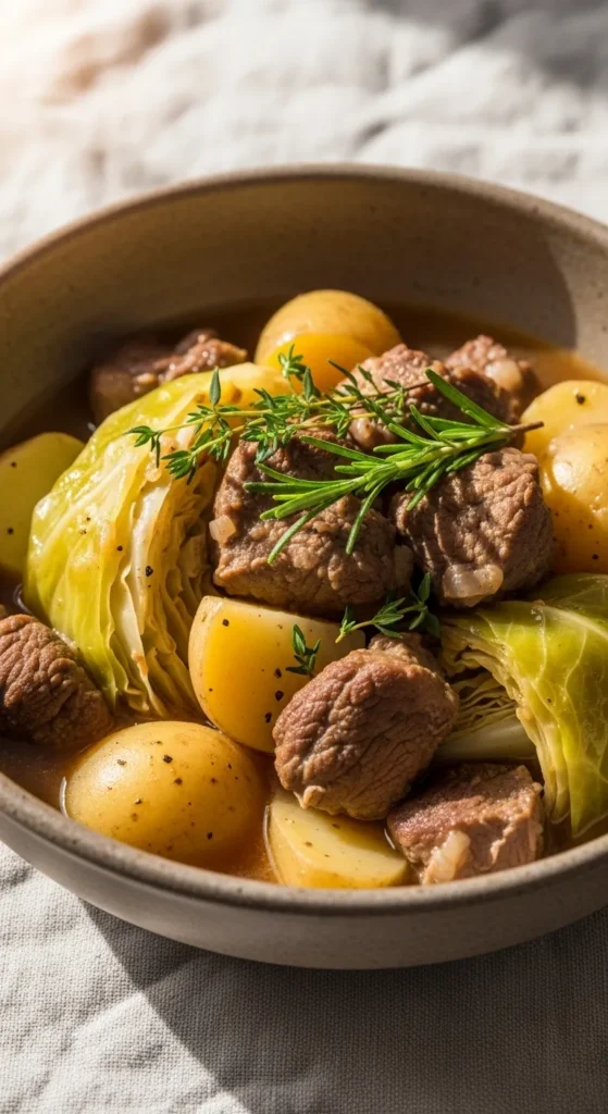 Irish Lamb and Cabbage Stew