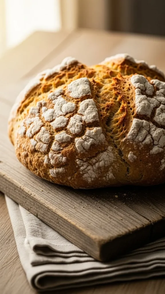 Irish Soda Bread with Golden Crust