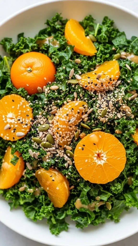 Kale Orange Seed Crunch