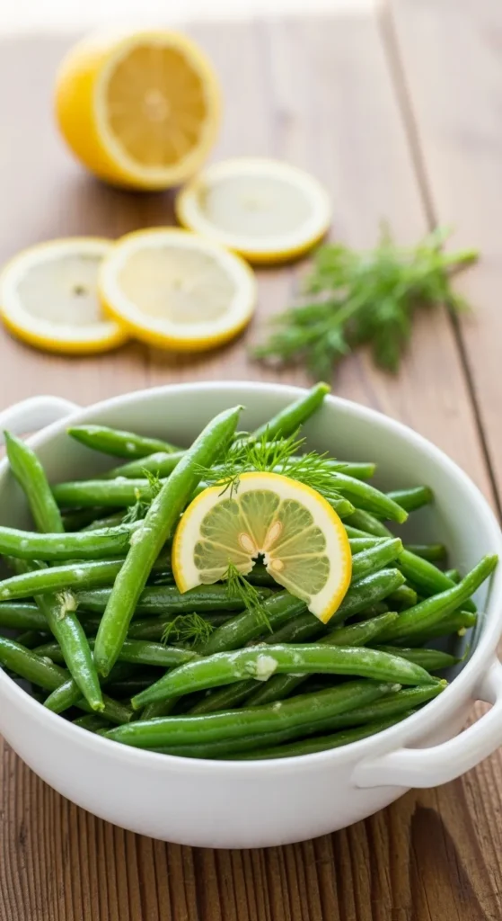 Lemon Butter Green Beans