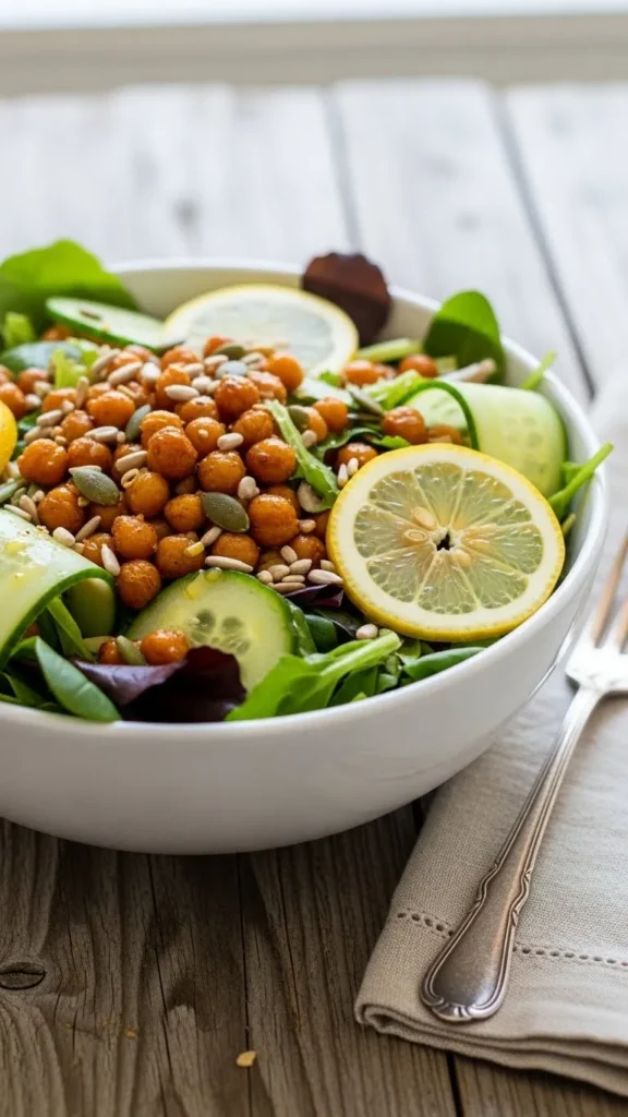 Lemon Chickpea Crunch Bowl