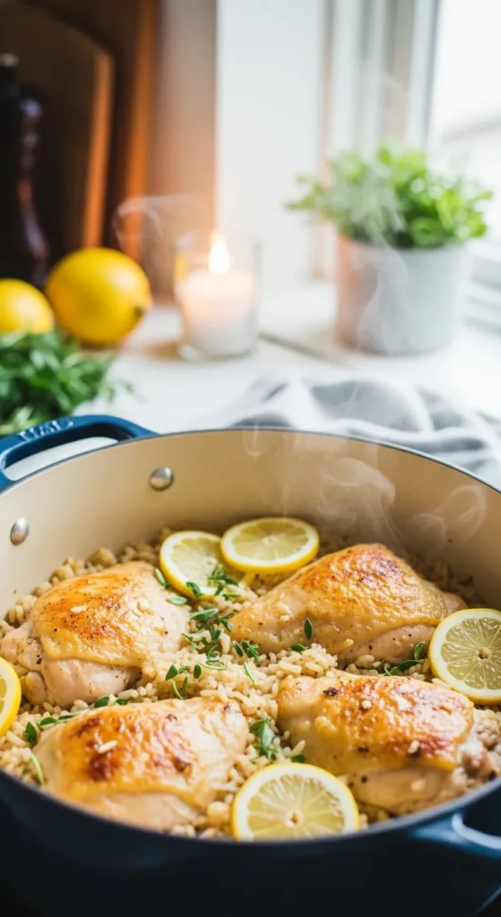 Lemon Herb Chicken and Rice