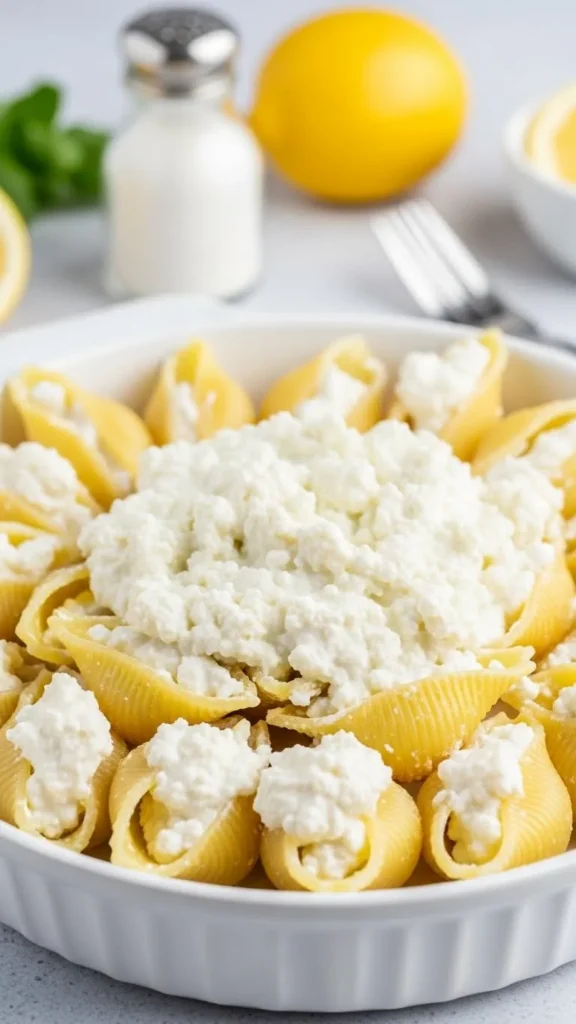 Lemon Ricotta Shells