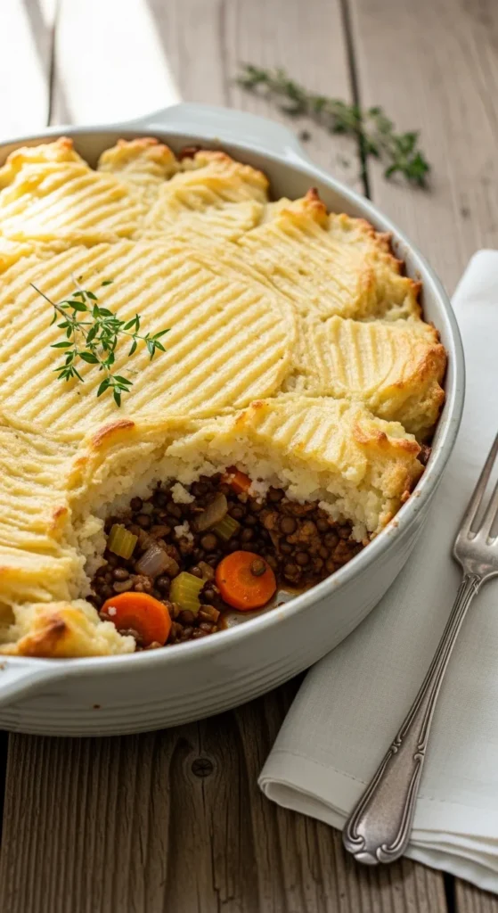 Lentil & Root Veg Crowd Pie