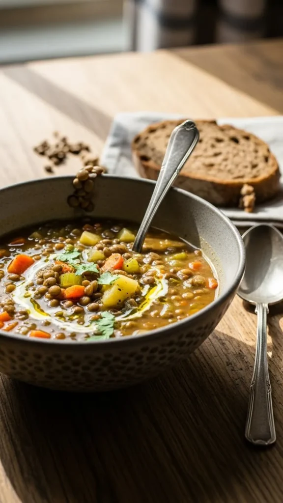 Lentil Soup Leftovers