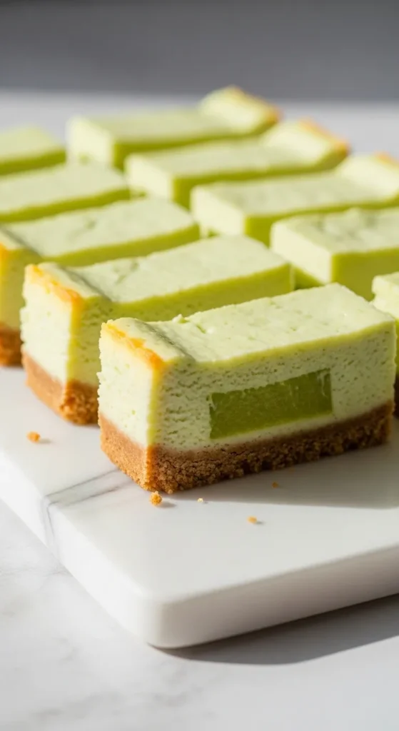 Lime Cheesecake Bars