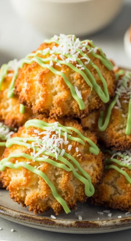 Lime Coconut Macaroons