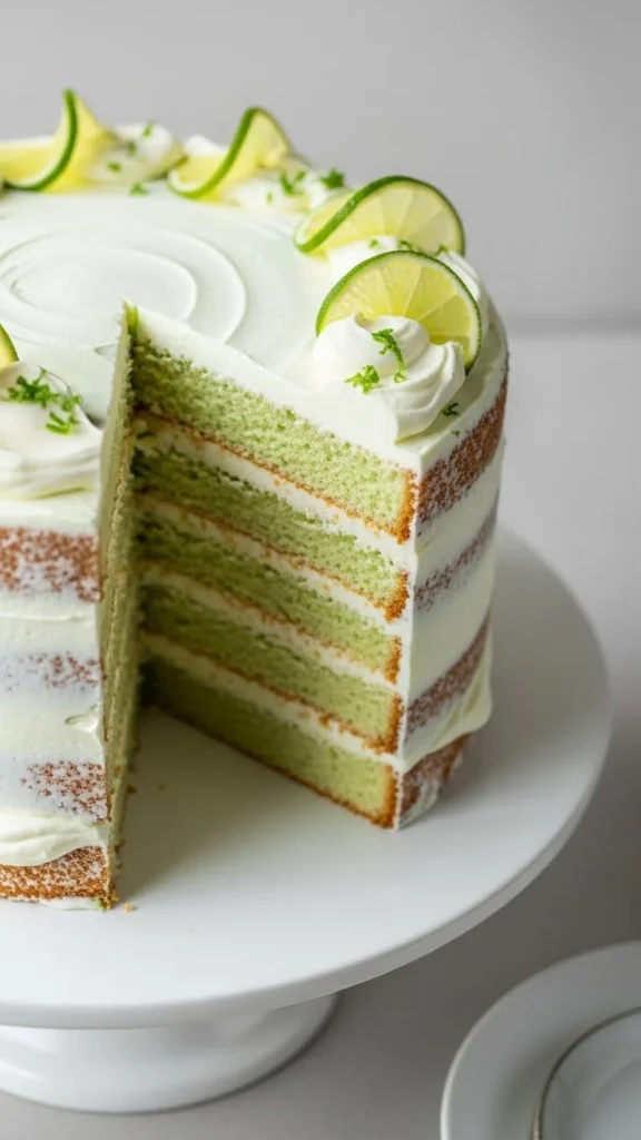 Lime Cream Layer Cake