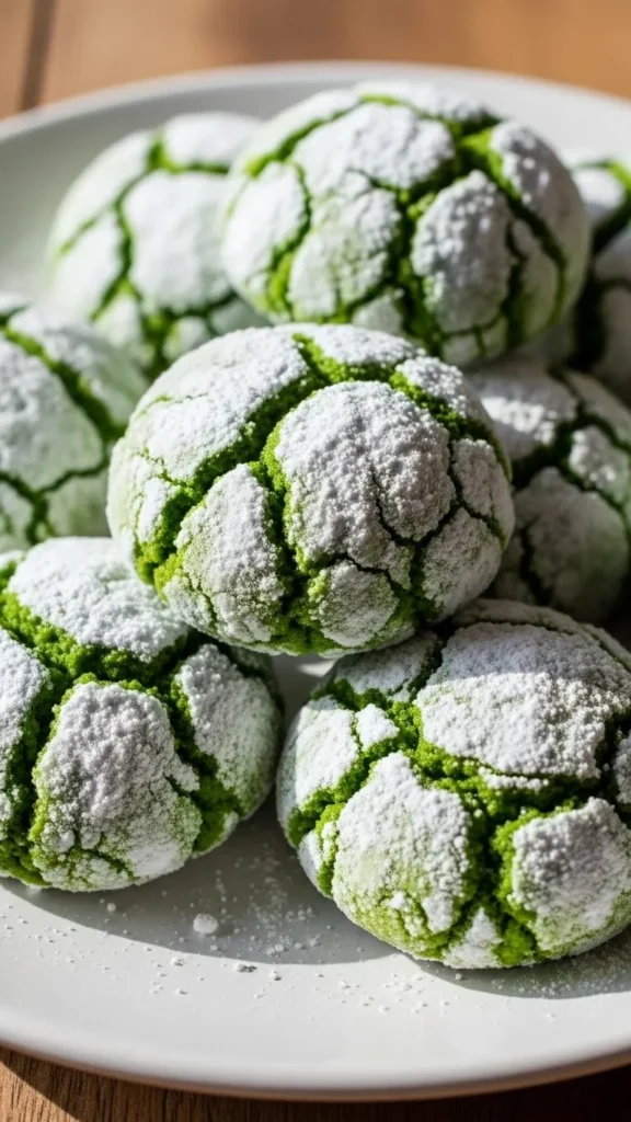 Lime Crinkle Cookies