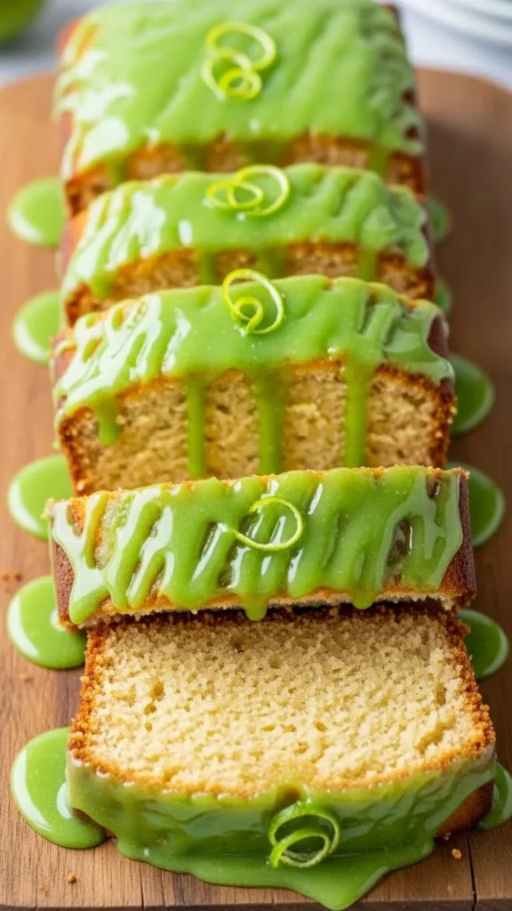Lime Glazed Pound Cake