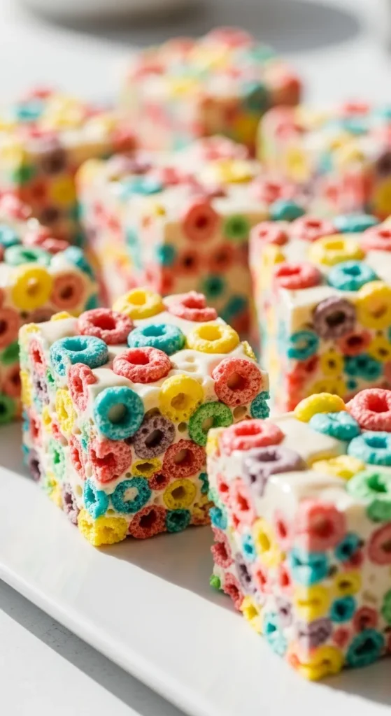 Lucky Charm Marshmallow Squares